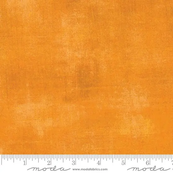 Orange Grunge Basics Yellow Gold 44"/45" Per Yard {1}