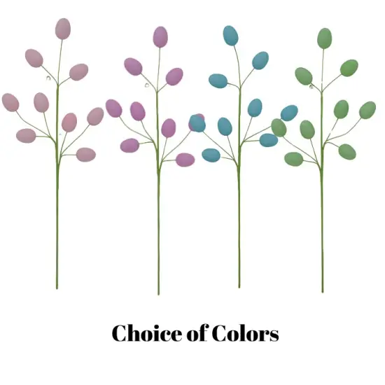 29.5" Pastel Easter Egg Spray - Blue, Green, Lavender, or Pink {2}