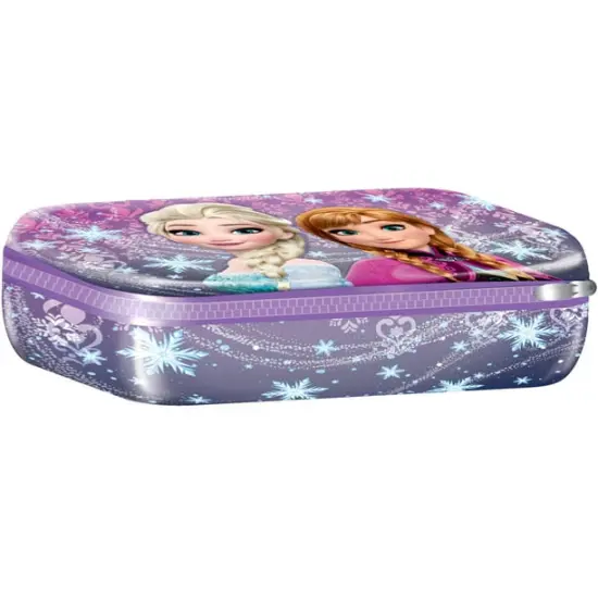 Disney Frozen Purple Molded Pencil Case with Anna and Elsa for Organization {3}