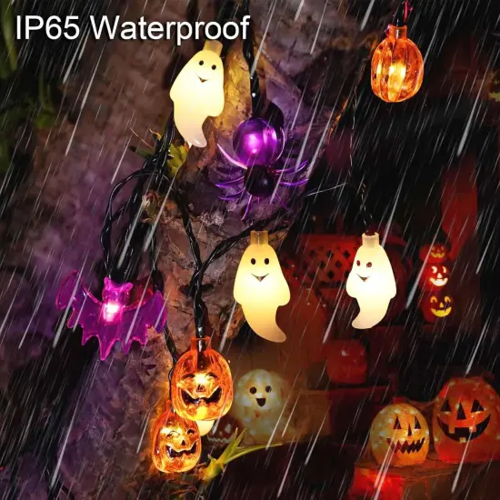 Solar Powered Halloween Lights {2}