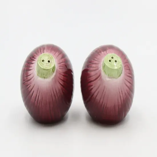Hand Painted Ceramic Purple Onion Salt & Pepper Shakers, Home D&eacute;cor, Gift for Her, Gift for Mom, Kitchen D&eacute;cor, Farmhouse D&eacute;cor {3}