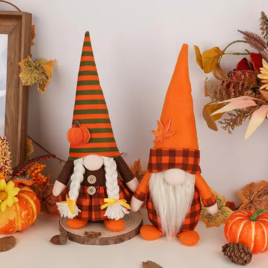 Fall Decor Fall Gnomes Decorations - Table Centerpieces {4}