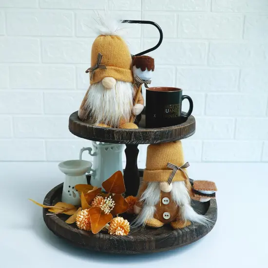 S'More Gnome Decorations - Fall Tabletop decor {5}