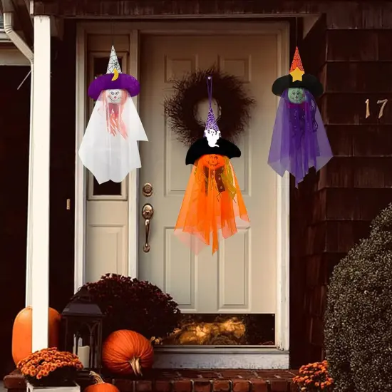 Halloween Hanging Ghost Decorations Outdoor {3}