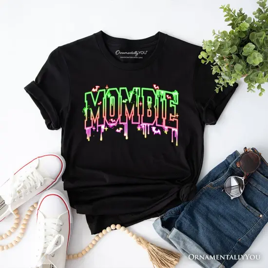 Mombie Halloween T-Shirt, Funny Tee for Spooky Moms {6}