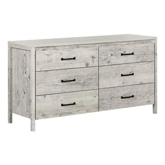 Modern 6 Drawer Storage Chest with Ample Space for Bedrooms {1}