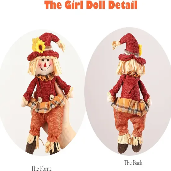 2 Pack Fall Decorations Table Ornaments(Green Red) {2}