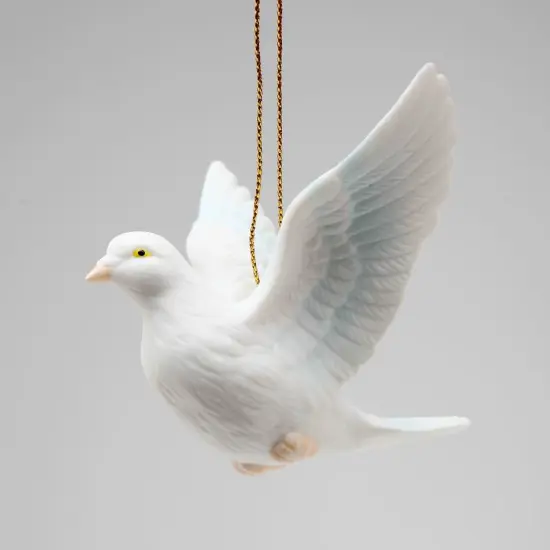 Christmas Decor Hand Crafted White Peace Dove Ornament, Home D&eacute;cor, Gift for Her, Wedding Decor, Christmas tree D&eacute;cor, Wall Decor {3}