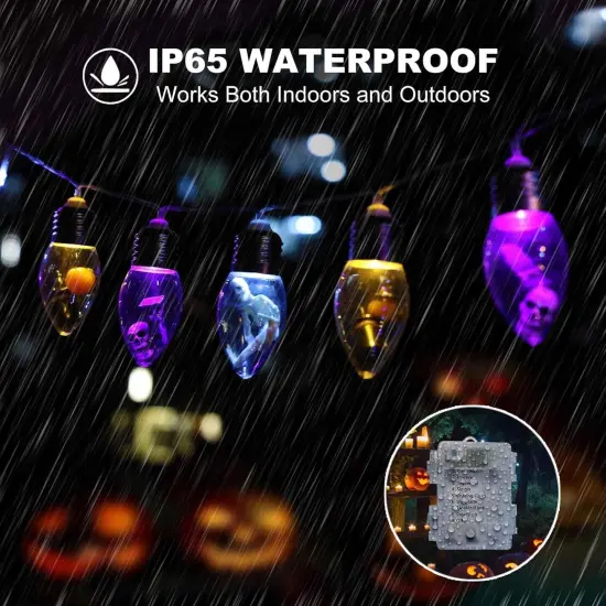 Halloween Bulb String Lights Decorations - Halloween {4}