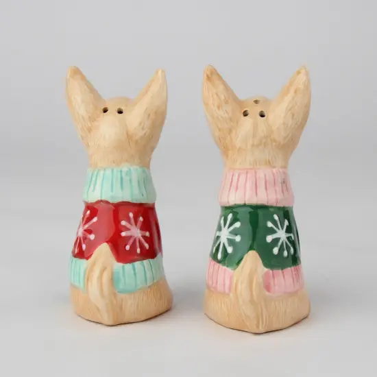 Ceramic Christmas Chihuahua Dog Salt And Pepper Shakers, Gift for Her, Gift for Mom, Kitchen D&eacute;cor, Gift for Dog Lover {3}