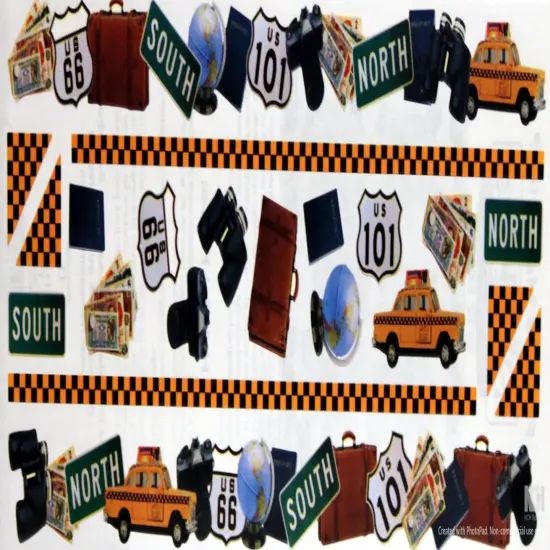 Frances Meyer Vintage Real Travel Stickers {1}