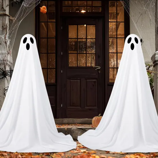 47'' Halloween Decorations Outdoor Light Up Ghost {5}