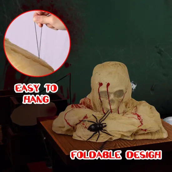 Halloween Decorations Outdoor Hanging Cocoon Corpse {4}