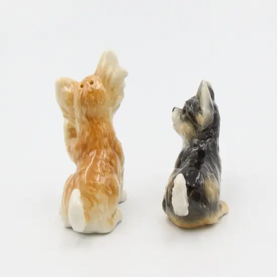 Ceramic Chihuahua Dog Salt And Pepper Shaker Set, Home D&eacute;cor, Gift for Her, Gift for Mom, Kitchen D&eacute;cor, Dog Lover Gift, Pet Loss Gift {4}