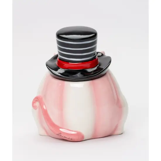 Ceramic Valentine Themed Whiskered Cat Chocolate Candy Jar, Gift for Her, Gift for Mom, Valentine&rsquo;s Day D&eacute;cor, Romantic D&eacute;cor {3}