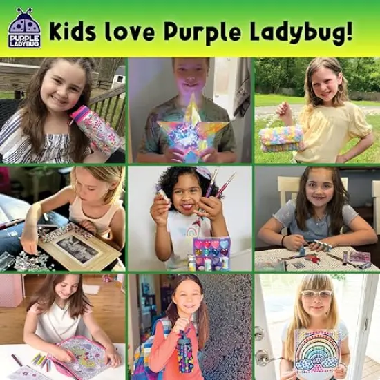 PURPLE LADYBUG Silver Holographic Scratch Art Mini Notes - Scratch Art for Kids, Summer Activities, Camping Games for Ages 4-8 {2}