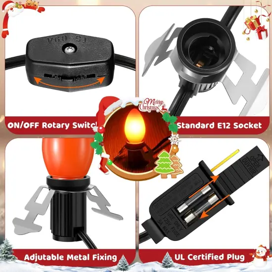 Accessory Cord with 3 LED Light Bulbs {3}