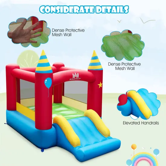 Costway Inflatable Bounce Castle Kids Jumping Bouncer Indoor Outdoor with 480W Blower {5}