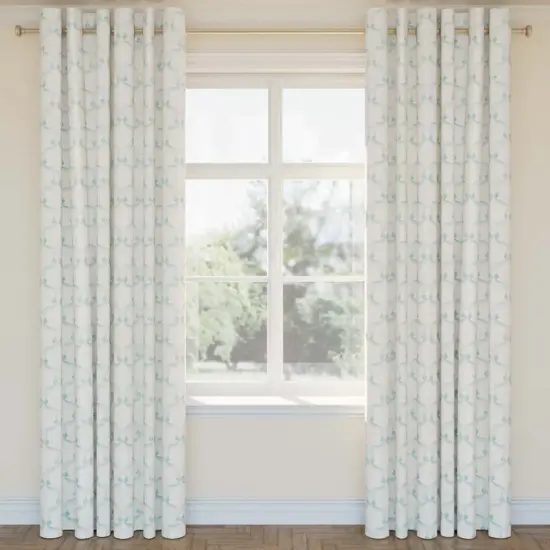 Rain - Aqua & Teal Abstract & Geometric Upholstery Fabric 54 Inches" {2}