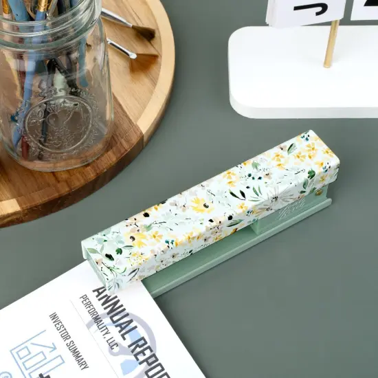 Stapler, 20 Sheet Capacity, Full Strip, Wildflowers, Colorful Fashion Design (S700034) {3}