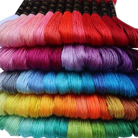 122 skeins Embroidery Floss - Embroidery Thread - Friendship Bracelet String for Cross Stitch, Hand Embroidery, String Art {3}
