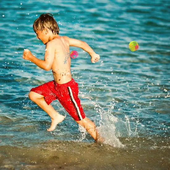 4E&rsquo;s Novelty 24 Pack Water Bomb Splash Balls 2" Mini Water Absorbent Balls for Pool Beach Toys Party Favors for Kids Teacher school party {4}