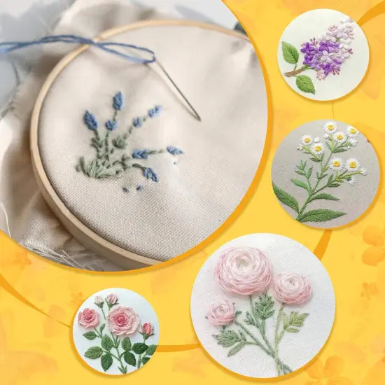 100 Colour Embroidery Thread - Rainbow Embroidery Floss Bulk Hand Embroidery Thread Variegated Embroidery Floss Cross Stitch Thread Crewel Embroidery Floss for DIY Sewing Embroidery Crafts Making {5}