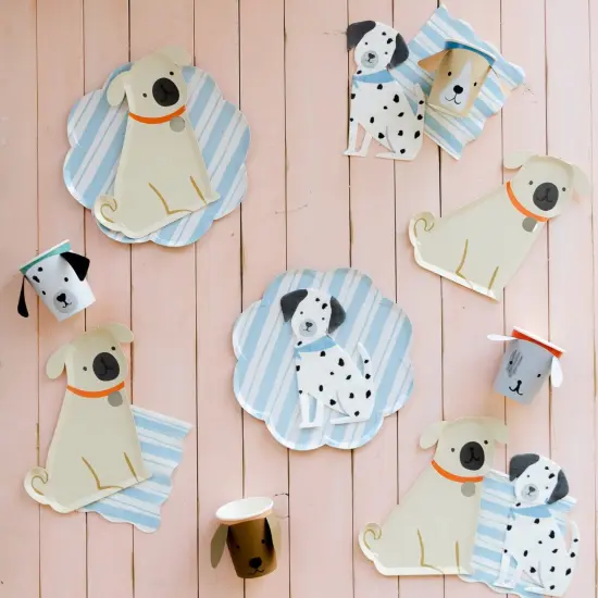 PUG PUPPY DOG PLATES {3}