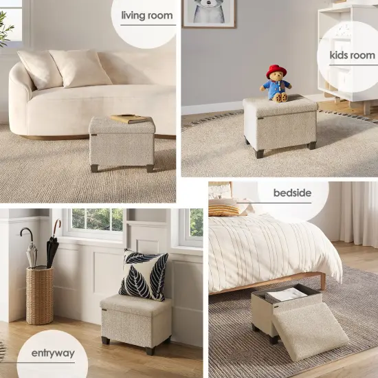 StorageBud Ottoman with Storage for Living Room {7}