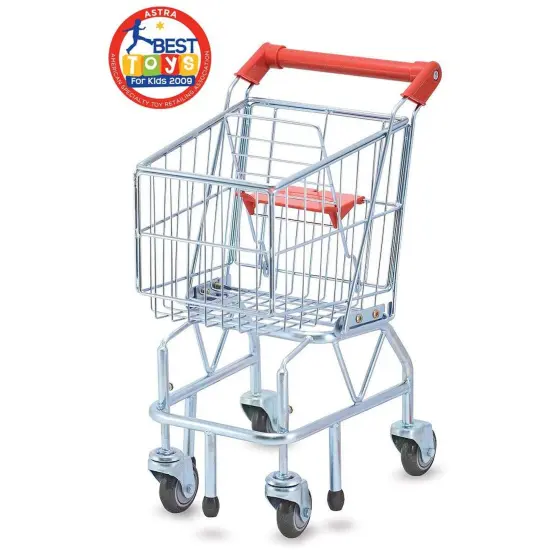 Metal Shopping Cart {4}