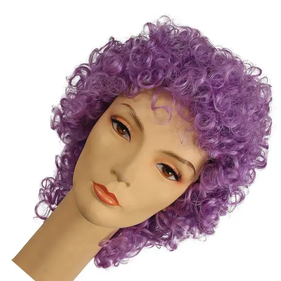 Deluxe Long Curly Clown Wig {5}