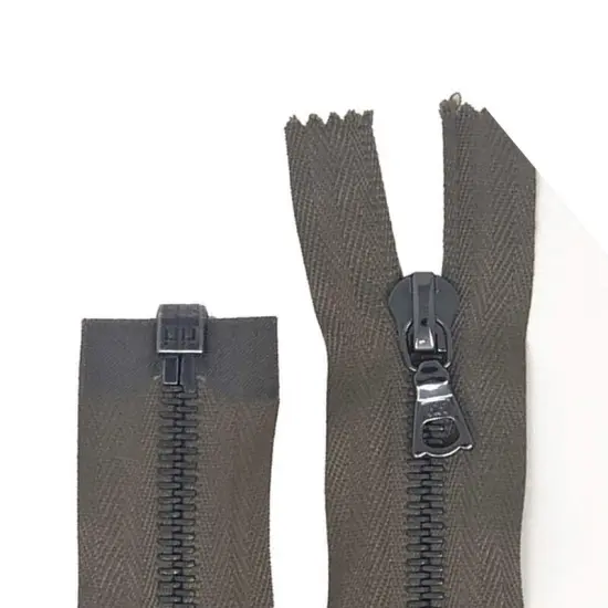 Zipper &ndash; Dark Camel 6MM Open Bottom Separating for Jackets and Outerwear {3}