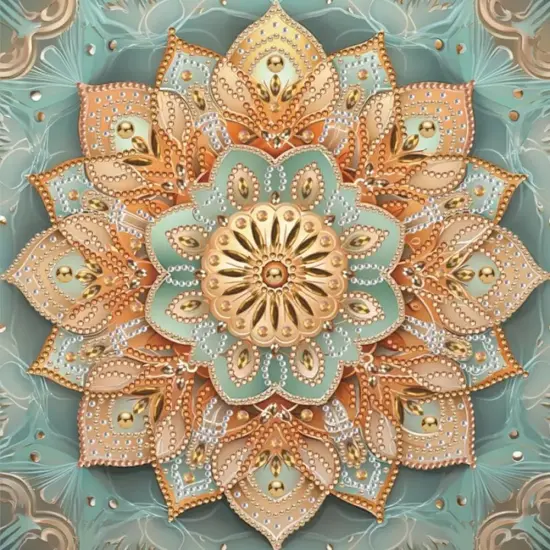 Special Shape Mandalas Diamond Art Painting Kits for Adults，Flowers Diamond Painting Kits for Beginners，Diamond Art Kits for Home Decor12&times;12inch/30&times;30cm {1}