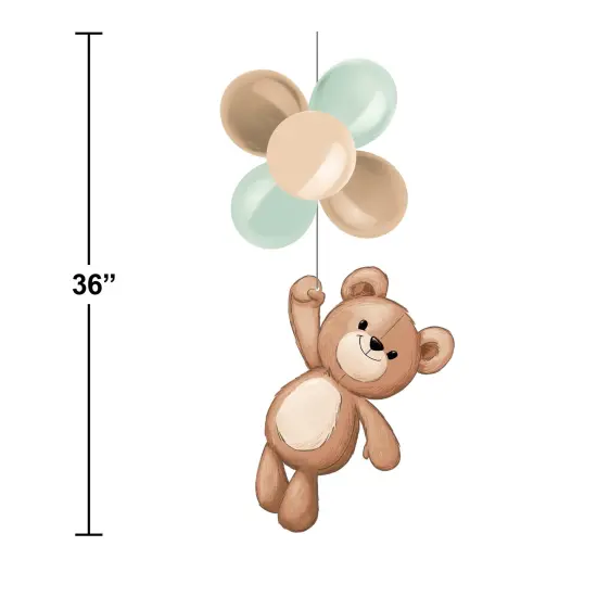 6 pc Bulk Teddy Bear Hanging Decor w/ Latex {2}