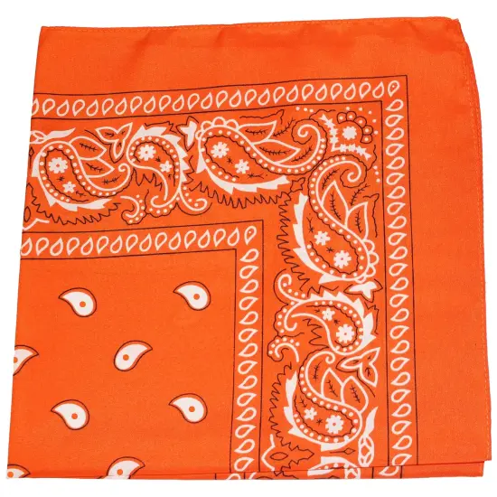 Mechaly Paisley 100% Polyester Bandana {1}