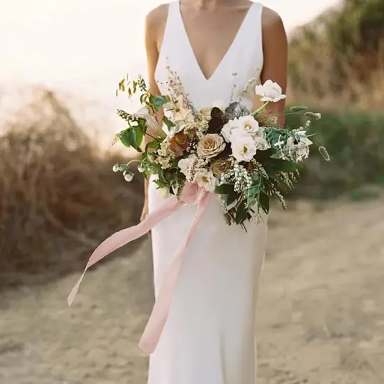 3 Rolls Dusty Rose Handmade Fringe Chiffon Ribbon 1.5 Inch x 7 Yard Silk-Like Ribbon Colorful Rustic Ribbon for Bouquets Wrapping Decor Wedding Invitation Accessories {3}