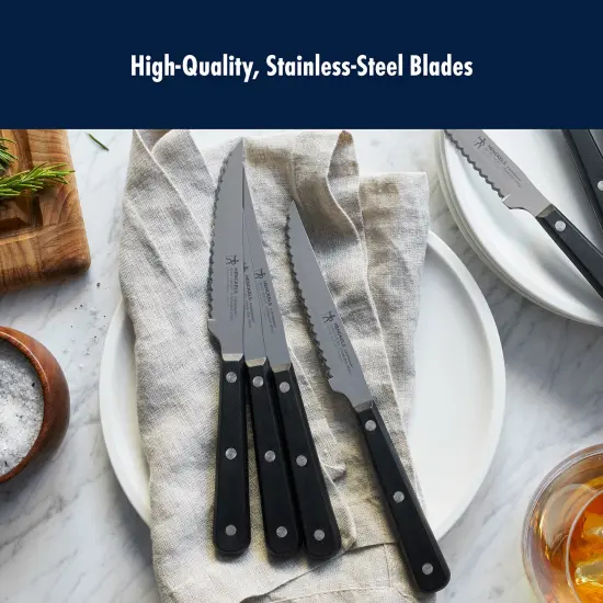 HENCKELS Razor-Sharp Steak Knife Set of 8, German Engineered Informed by 100+ Years of Mastery {4}