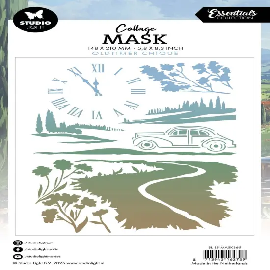 Studio Light Essentials Stencil 5.83"X8.27"-Oldtimer Chique {3}