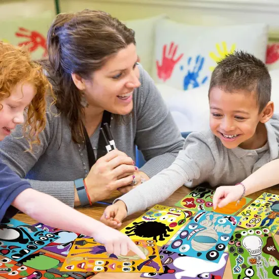 70 Sheets Halloween Stickers Crafts for Kids {4}