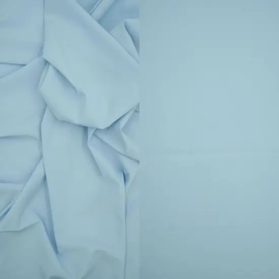 1 Yard Peach Skin Solid Stretch Woven Fabric Soft Brushed Drapery 57/58" Width BLUE ICE {1}