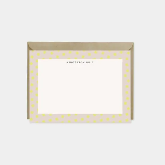 Patterned Border Note Cards {1}