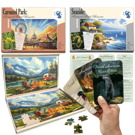 60 Pcs Dementia Puzzles for Elderly | Family Memories {1}