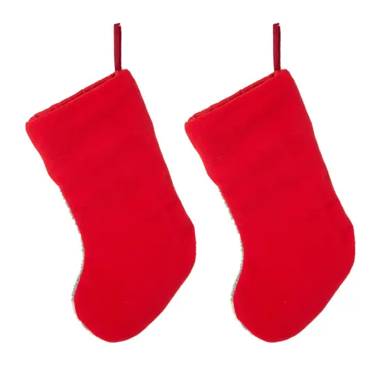 Set of 2 Chrismas Decor Hooked Stockings (Dog/Cat) 2pk Cat {5}