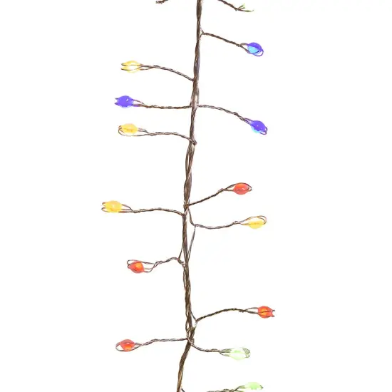 Kurt Adler 300-Light Multicolored Superbright LED Cluster Light Set {4}