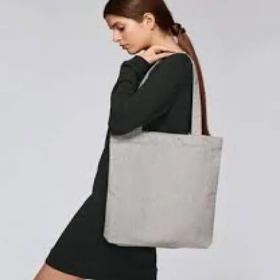 OAD® Midweight Recycled Cotton Gusseted Tote RECYCLED NATURAL {5}