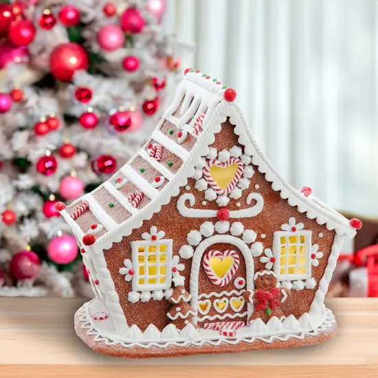 Kurt Adler 7.87-Inch Battery Operated LED Gingerbread House {2}