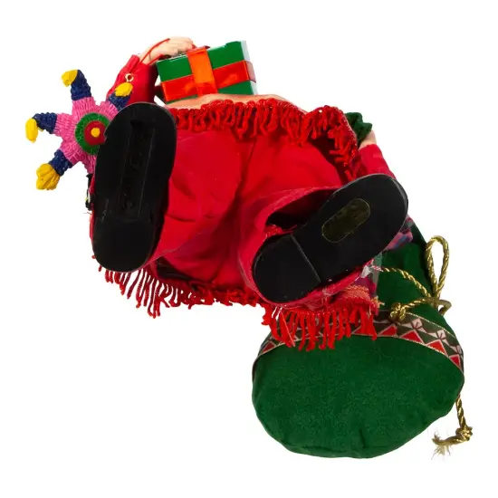 Kurt Adler 11-Inch Fabrich&eacute; Musical Mexican Santa {6}