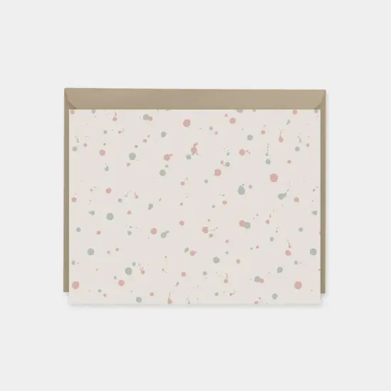 India Ink Splot Card {1}