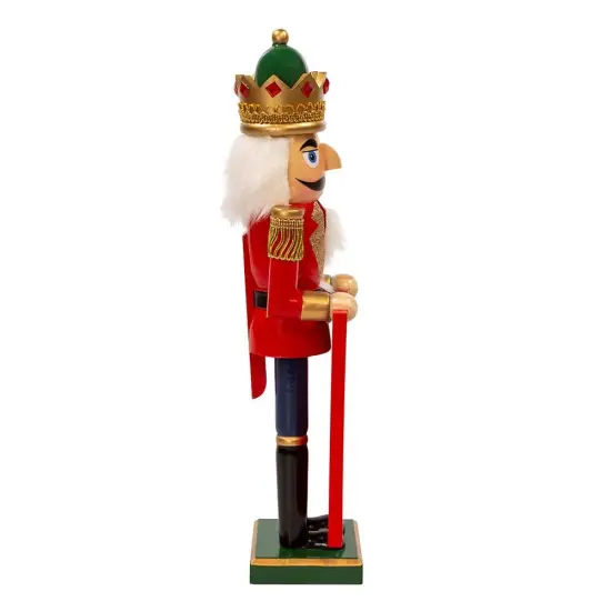 Kurt Adler 15-Inch Nutcracker King Holding Picture Frame {2}