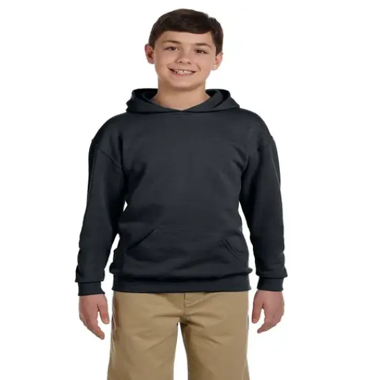 Jerzees&reg; Youth Fleece Pullover Hooded Sweatshirt CHARCOAL GREY {1}